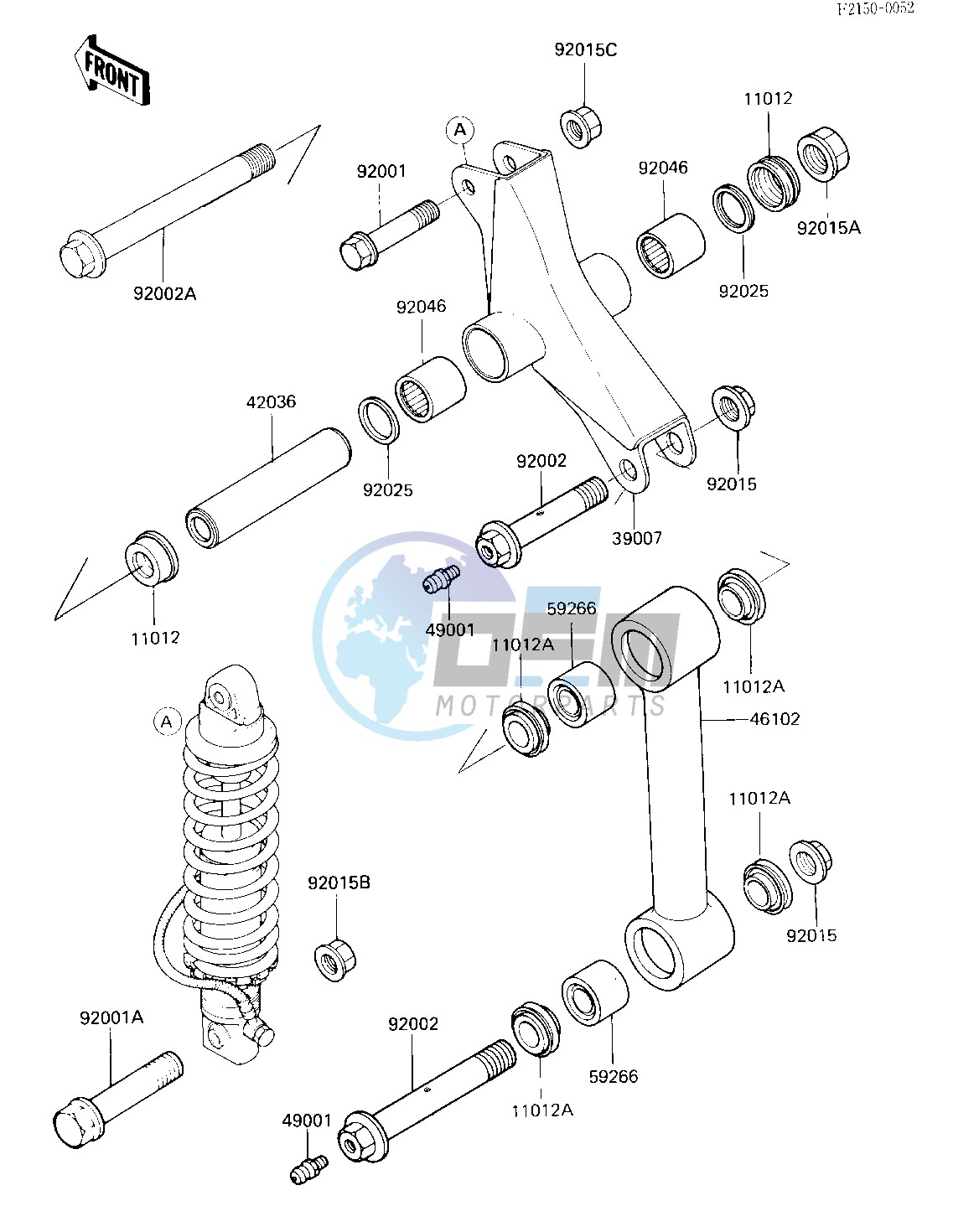 REAR SUSPENSION -- 85 A2- -