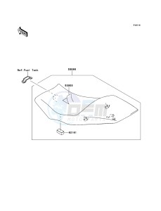 ER-6N ER650CBF GB XX (EU ME A(FRICA) drawing Seat