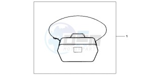 NC700SAD NC700S ABS 2ED - (2ED) drawing INNERBAG TOPBOX