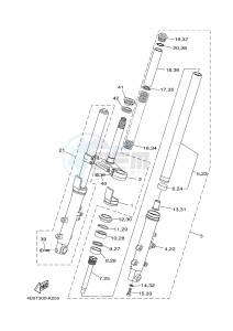 XP500 T-MAX 530 (59CM) drawing FRONT FORK