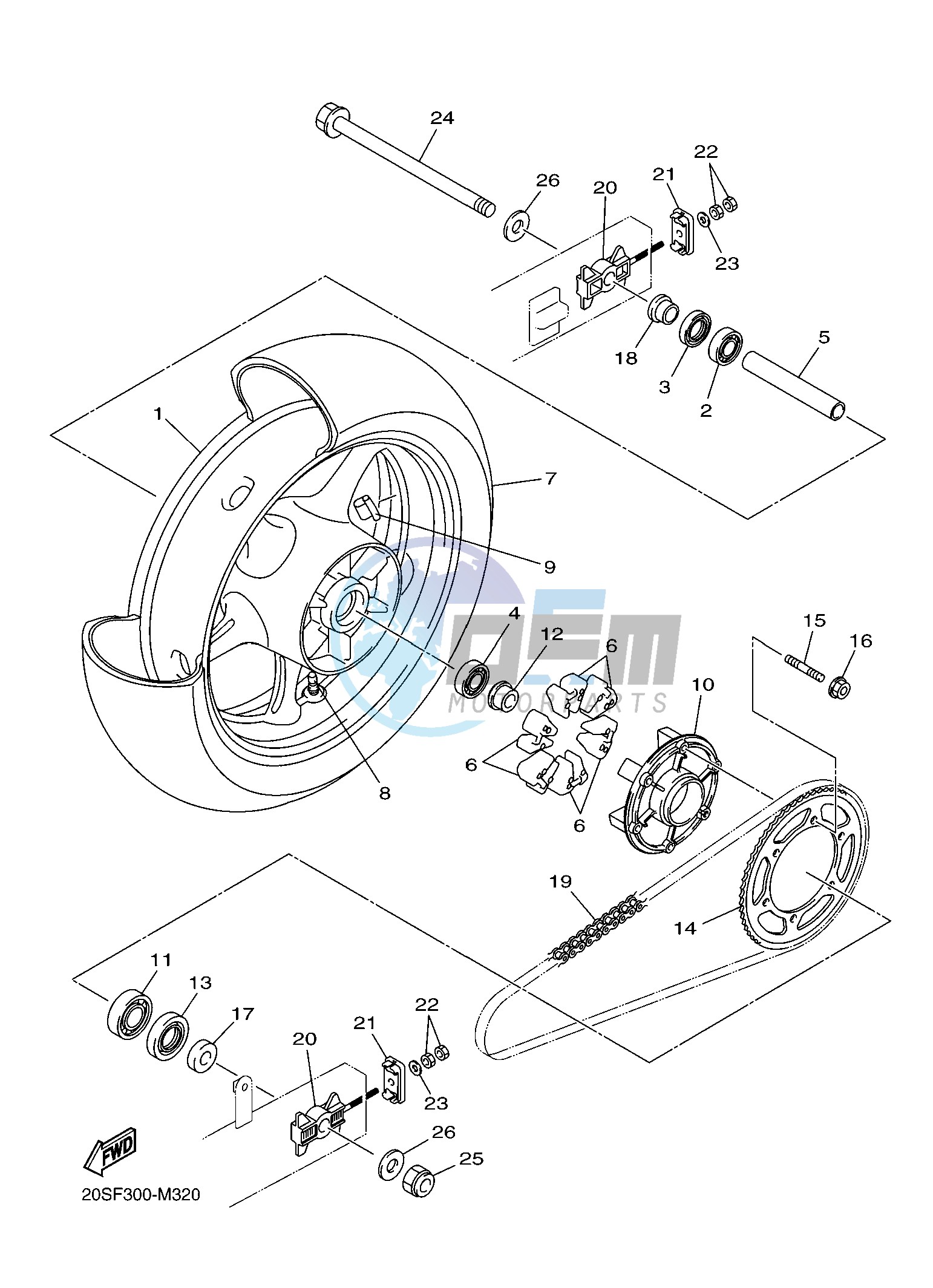 REAR WHEEL