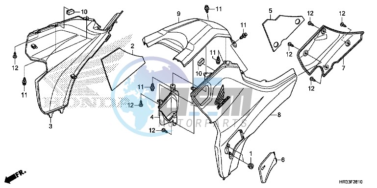 SIDE COVER/TANK COVER