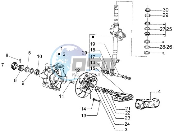 Steering column - Disc brake