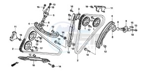 XL1000VA VARADERO drawing CAM CHAIN/TENSIONER