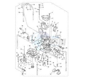 WR F 250 drawing CARBURETOR