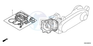 SH300A9 UK - (E / ABS MKH TBX) drawing GASKET KIT A