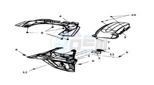 JOYMAX Z 300I ABS (L9) EU drawing RR. FENDER