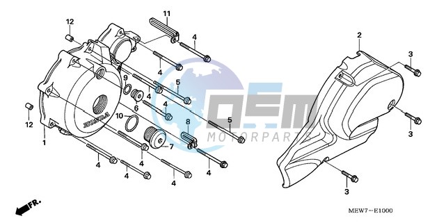 LEFT CRANKCASE COVER