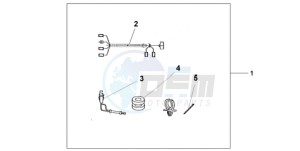 GL18009 Australia - (U) drawing TRUNK INNER LAMP