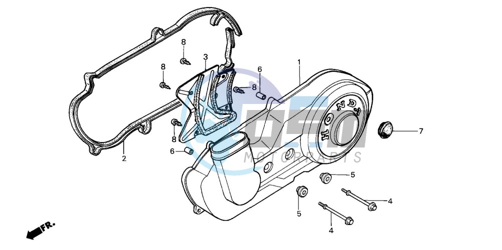 LEFT CRANKCASE COVER