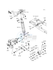 KLX125 KLX125CGF XX (EU ME A(FRICA) drawing Suspension/Shock Absorber