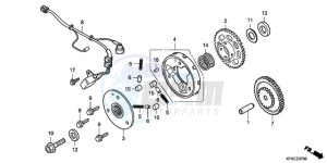 VTR2509 F / CMF LL drawing PULSE GENERATOR/STARTING CLUTCH