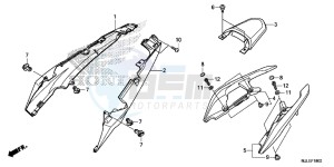 NC750SAE NC750SA ED drawing SEAT COWL