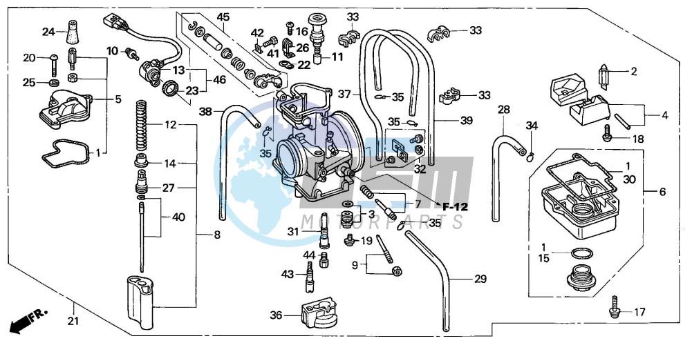 CARBURETOR (CR250R4-7)