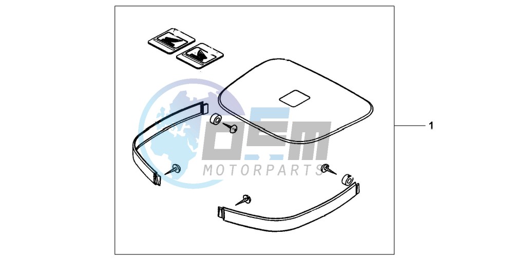 TOP BOX PANEL KIT - NH-A13M