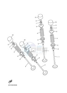 YZF-R6 600 R6 (1JSG 1JSH) drawing VALVE