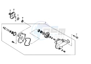 RAPTOR 650 drawing WATER PUMP