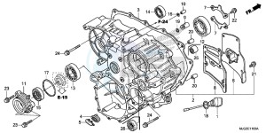 GL1800BD F6B Bagger - GL1800BD UK - (E) drawing REAR CASE