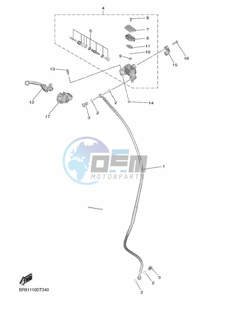 FRONT MASTER CYLINDER