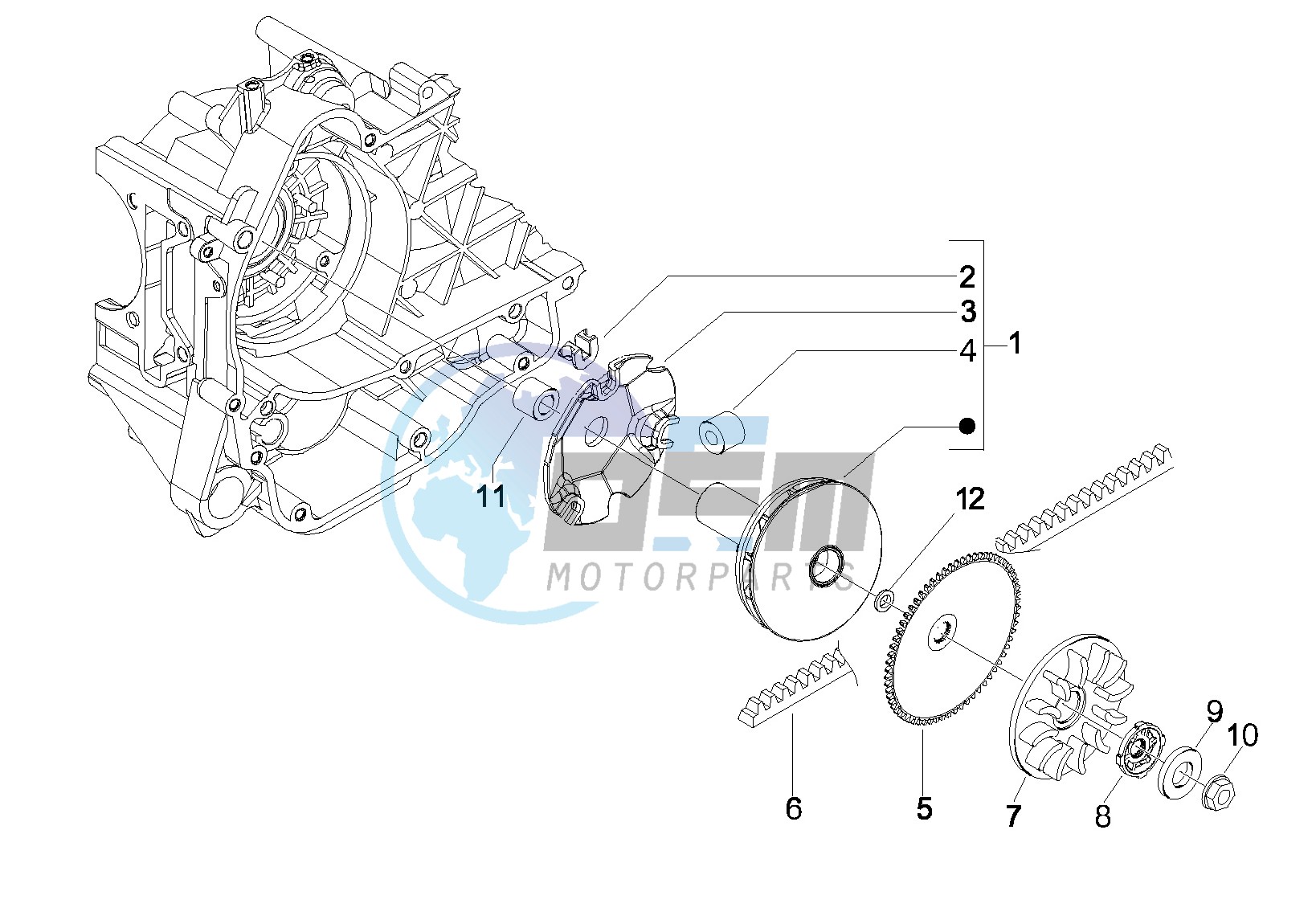 Driving pulley