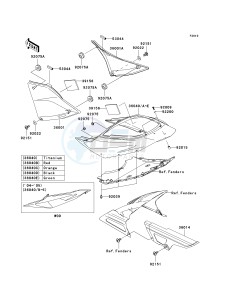 ZR 1000 A [Z1000] (A1-A3) A3 drawing SIDE COVERS_CHAIN COVER