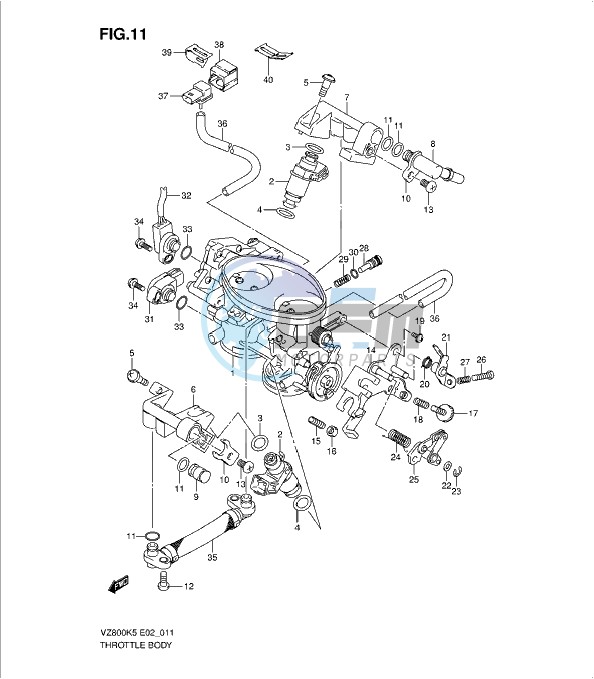 THROTTLE BODY (MODEL K5/K6/K7/K8)