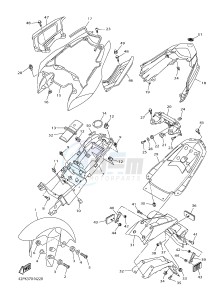 YBR125E (42PK) drawing FENDER