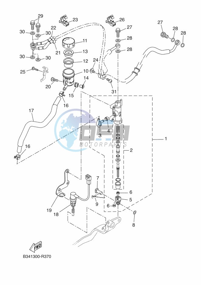 REAR MASTER CYLINDER