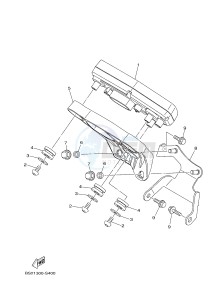 MTN850 MTN-850D MT-09 SP (B6C1) drawing METER