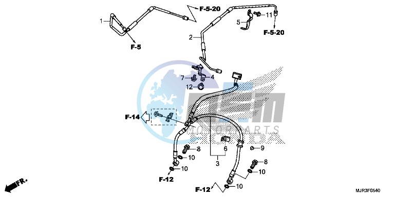 FRONT BRAKE HOSE