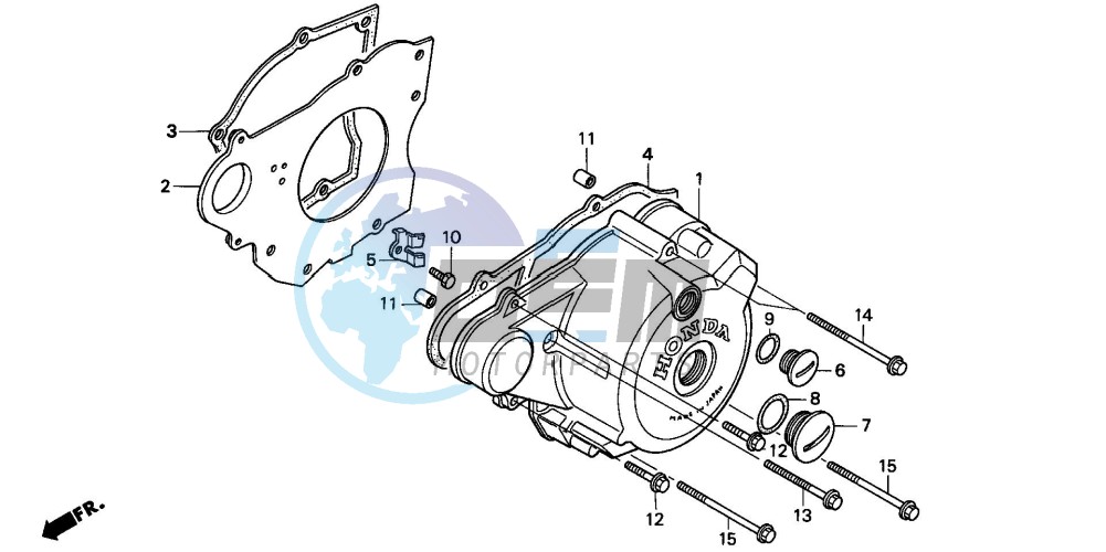 LEFT CRANKCASE COVER