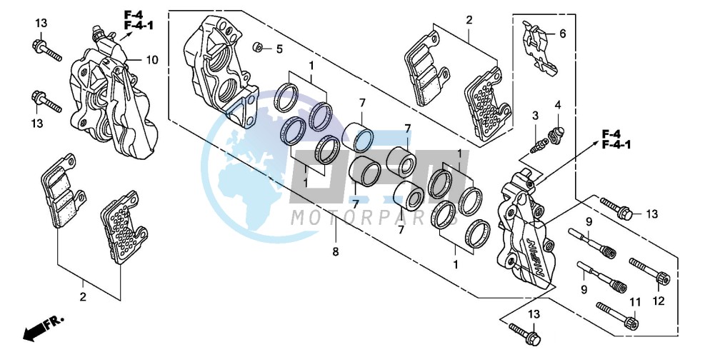 FRONT BRAKE CALIPER