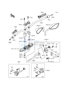 Z800 ZR800CGF UF (UK FA) XX (EU ME A(FRICA) drawing Handlebar