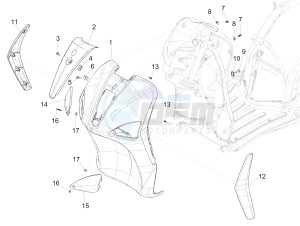 Liberty 125 4t ptt (SL) SL drawing Front shield