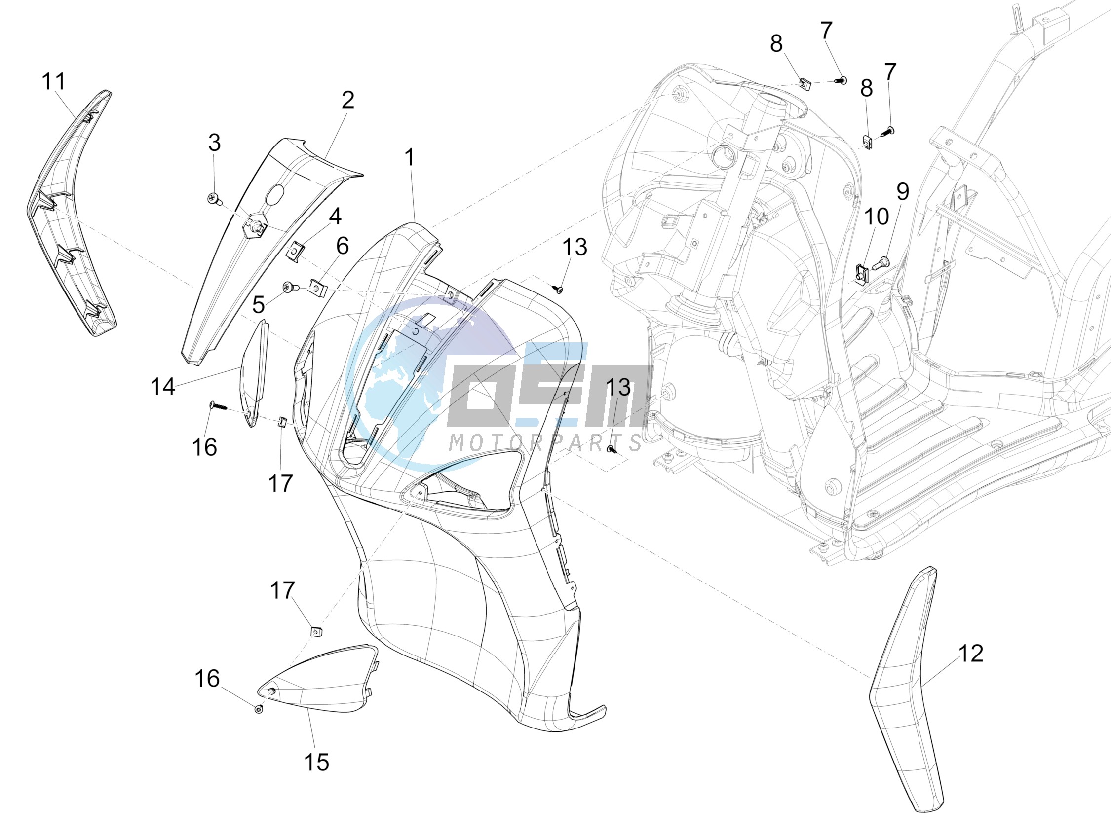 Front shield