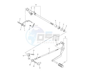 FZ1 1000 drawing SHIFT SHAFT