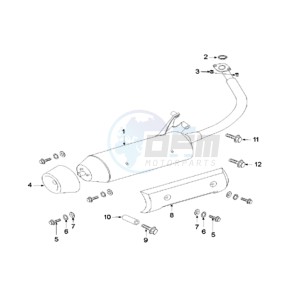 SUM 125 P drawing EXHAUST