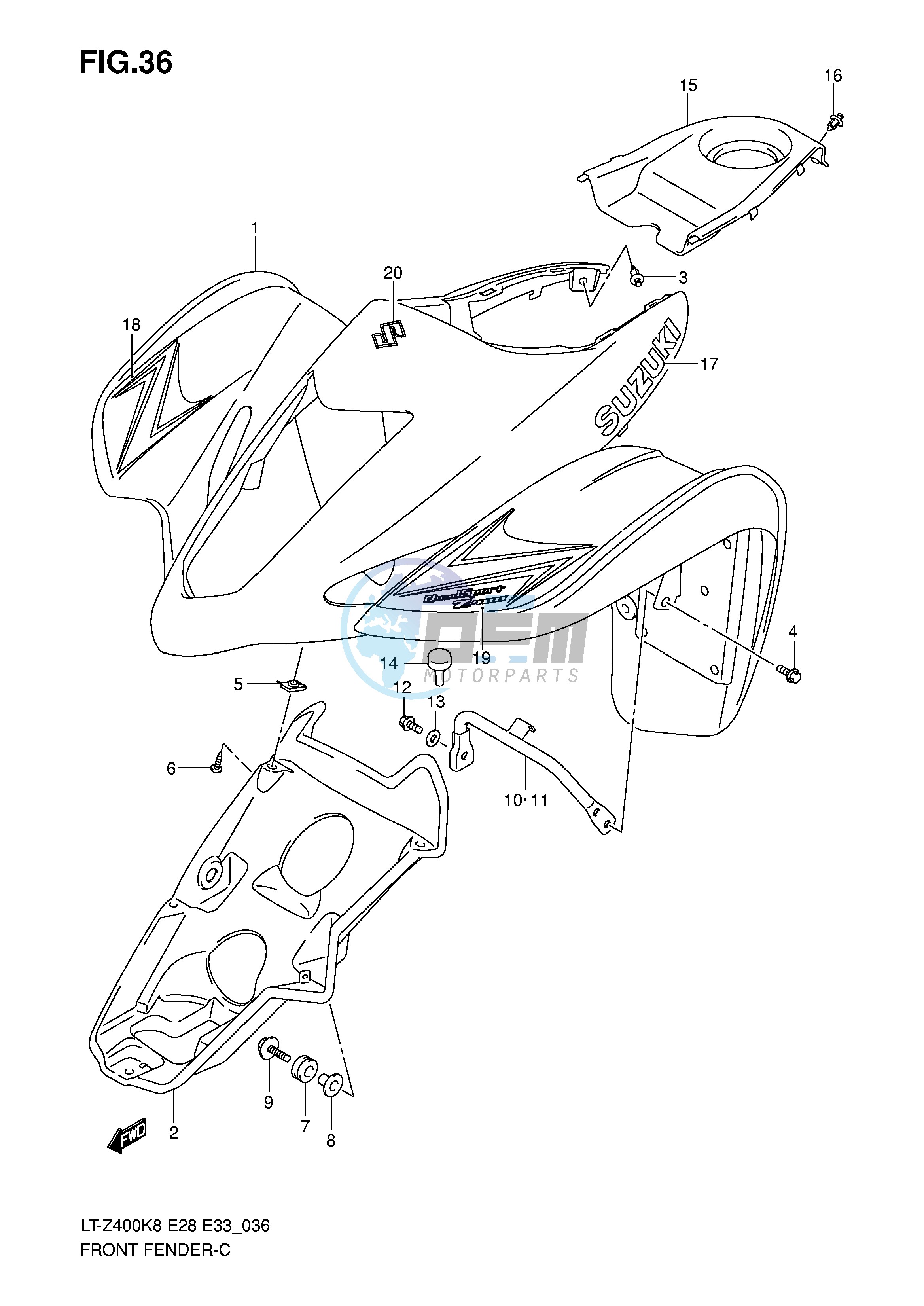 FRONT FENDER