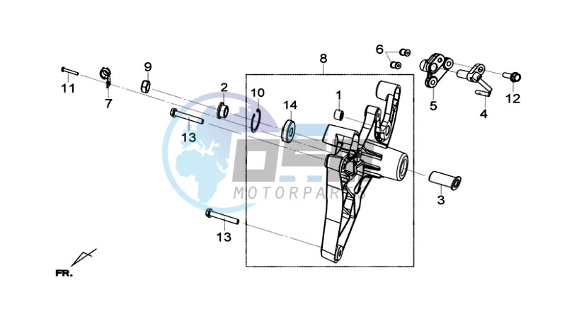 REAR FORK - REAR SUSPENSION