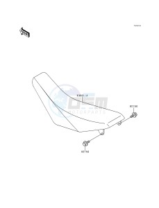 KX 125 K [KX125] (K5) [KX125] drawing SEAT