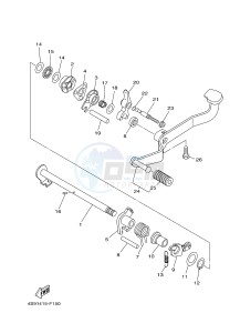 T110C (40B6) drawing SHIFT SHAFT