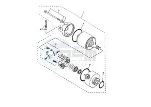 YP E MAJESTY 125 drawing STARTING MOTOR