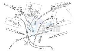 GPR R - GPR REPLICA - 50 CC EU2 drawing HANDLEBAR - CONTROLS