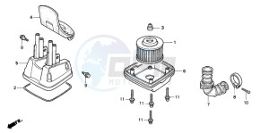 C90M drawing AIR CLEANER