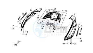 GTS 300I ABS L6 drawing COWLING