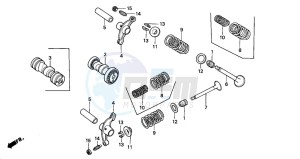 Z50J drawing CAMSHAFT/VALVE