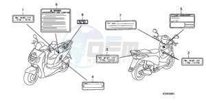 PES1509 Europe Direct - (ED / 2ED) drawing CAUTION LABEL (PES150/PES150R)