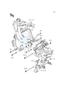 ER-6F_ABS EX650FFF XX (EU ME A(FRICA) drawing Engine Mount