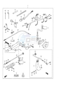 DF 9.9 drawing Tiller Handle