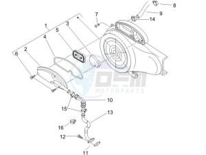 ZIP 100 4T NOABS E2-E3 (APAC) drawing Secondary air box